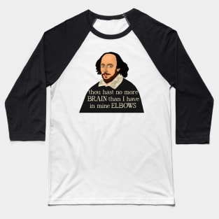 Shakespeare Troilus and Cressida Quote Baseball T-Shirt